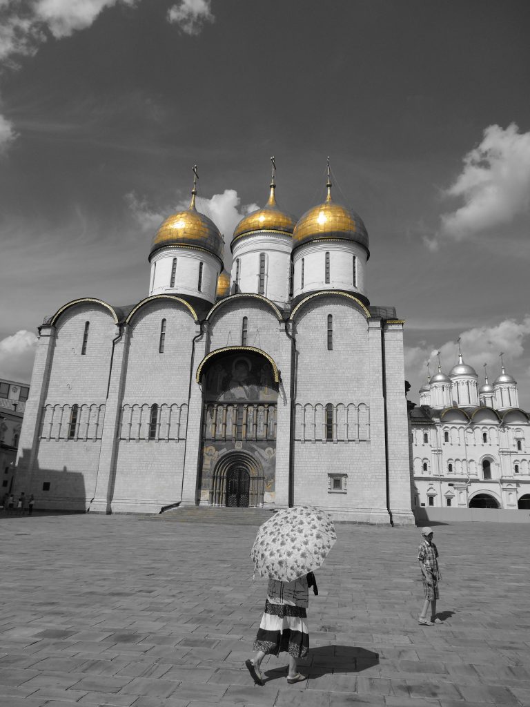 Cathédrale de la Dormition, Kremlin - Moscou, Russie - Aug2013